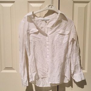 Button-up white